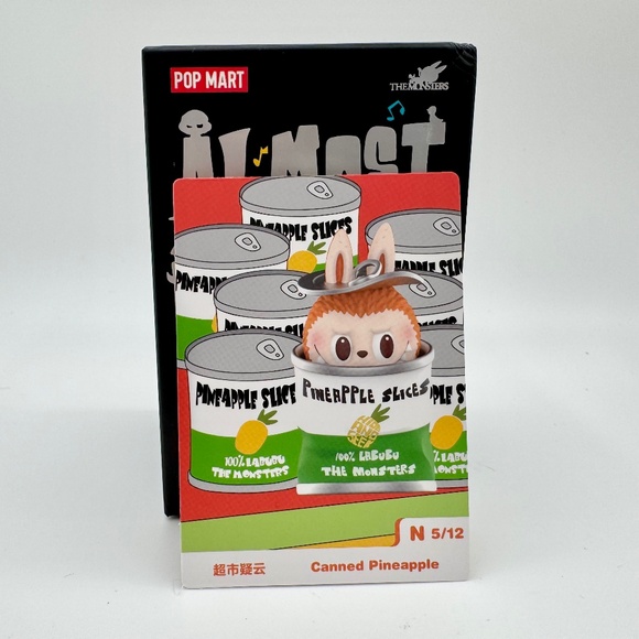 Pop Mart Labubu Almost Hidden Series Confirmed Blind Box – Canned Pineapple - Picture 1 of 4